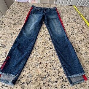 Joie Red stripe Women's Jeans